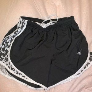 Black Varsity shorts